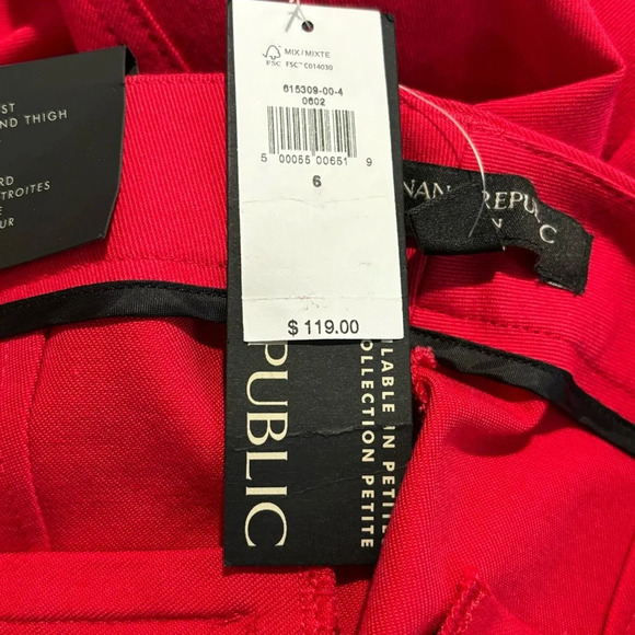 BANANA REPUBLIC Sz 6 Sloan Straight Leg Unlined Trouser Pants NEW WITH  TAGS - Picture 9 of 13